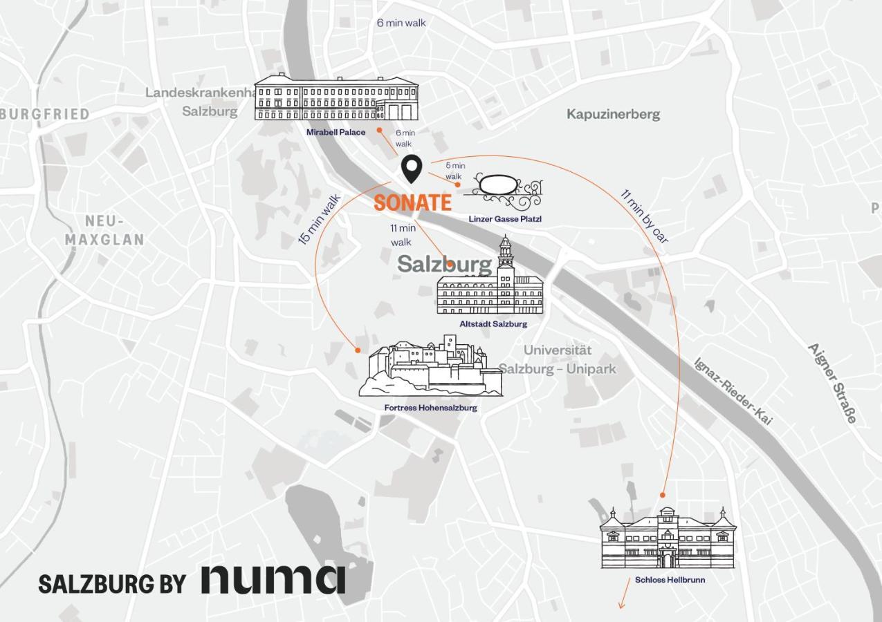 Numa Salzburg Sonate Apartment Екстериор снимка